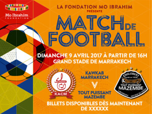 African football match poster design