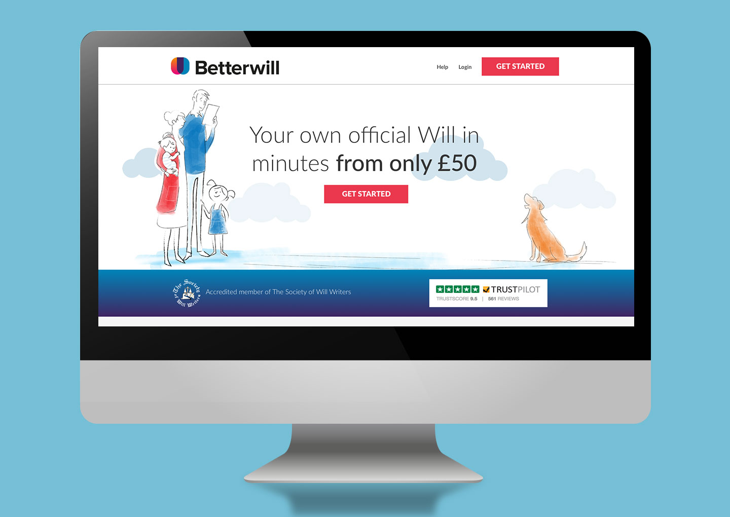Betterwill website design